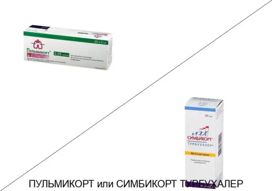 Pulmikort, yoxsa Simbikort Turbuhaler: Hansı daha yaxşıdır?