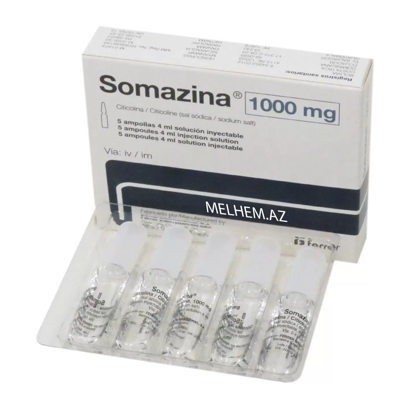 SOMAZİNA  1000 MG 4 ML