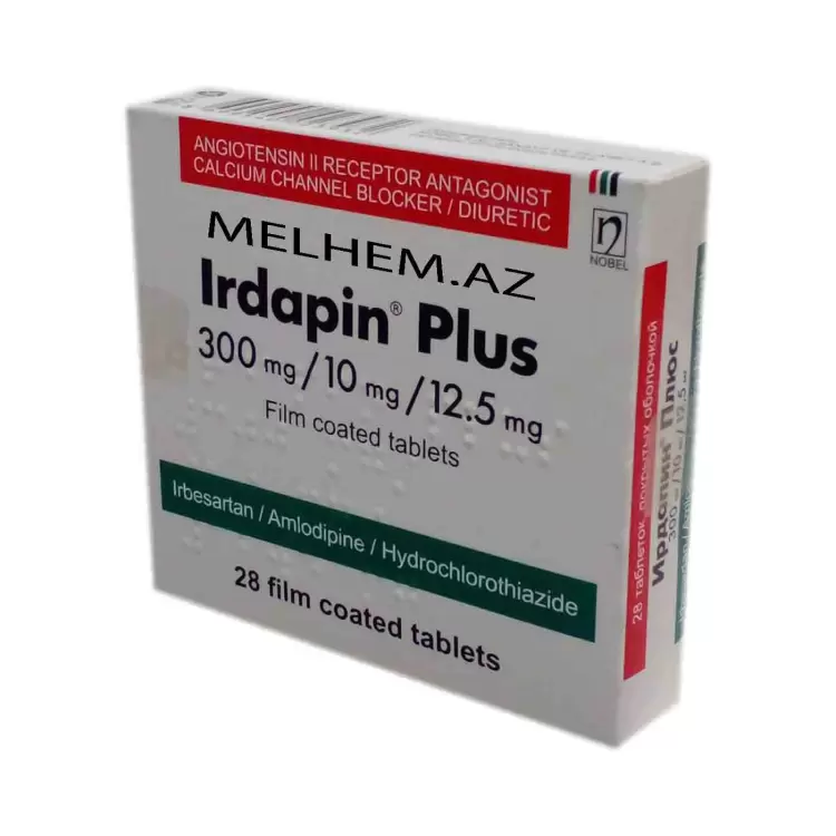 IRDAPIN PLYUS 300MQ / 10MQ / 12.5MQ N28 (TABLET)
