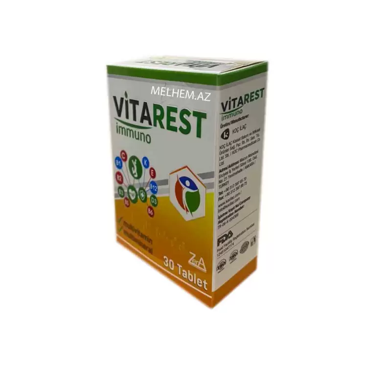 VİTAREST İMMUNO N30 TABLET