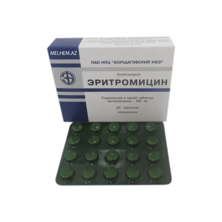 ERİTROMİSİN 100 MQ