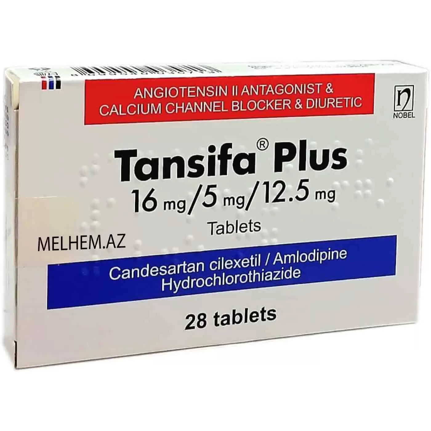 TANSİFA PLUS 16 mq/ 5 mq/ 12.5 mq N28 (TABLET)