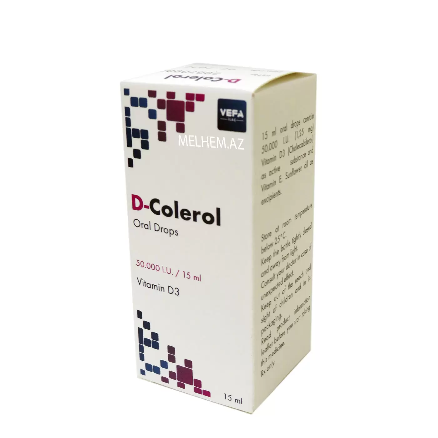 D-COLEROL 15ML (DAMCI) 50.000 İ/U