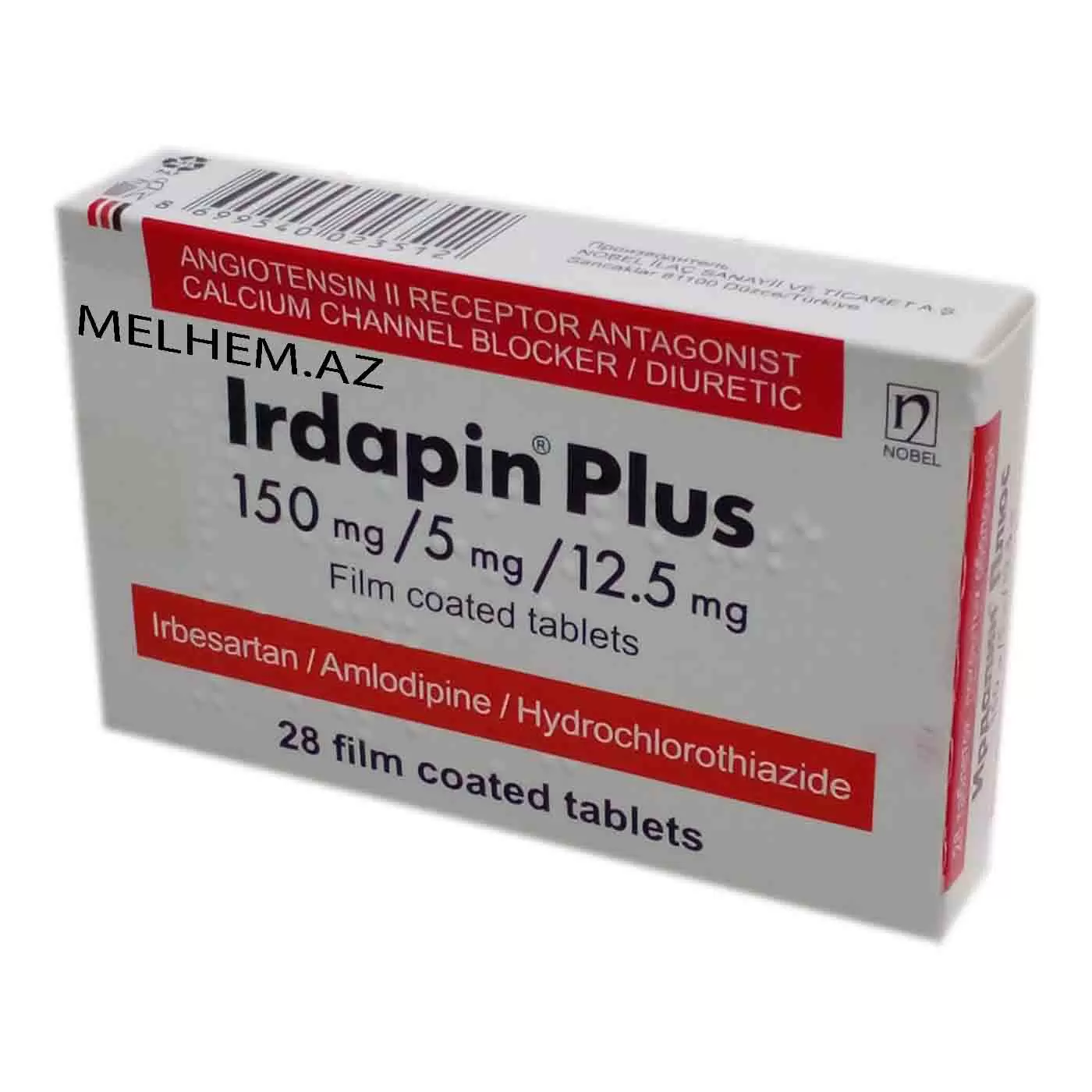 IRDAPIN PLYUS 150 MQ / 5 MQ / 12.5 MQ N28 (TABLET)