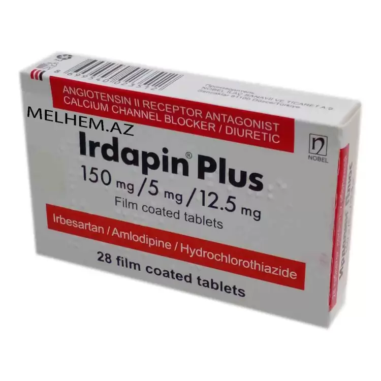 IRDAPIN PLYUS 150 MQ / 5 MQ / 12.5 MQ N28 (TABLET)