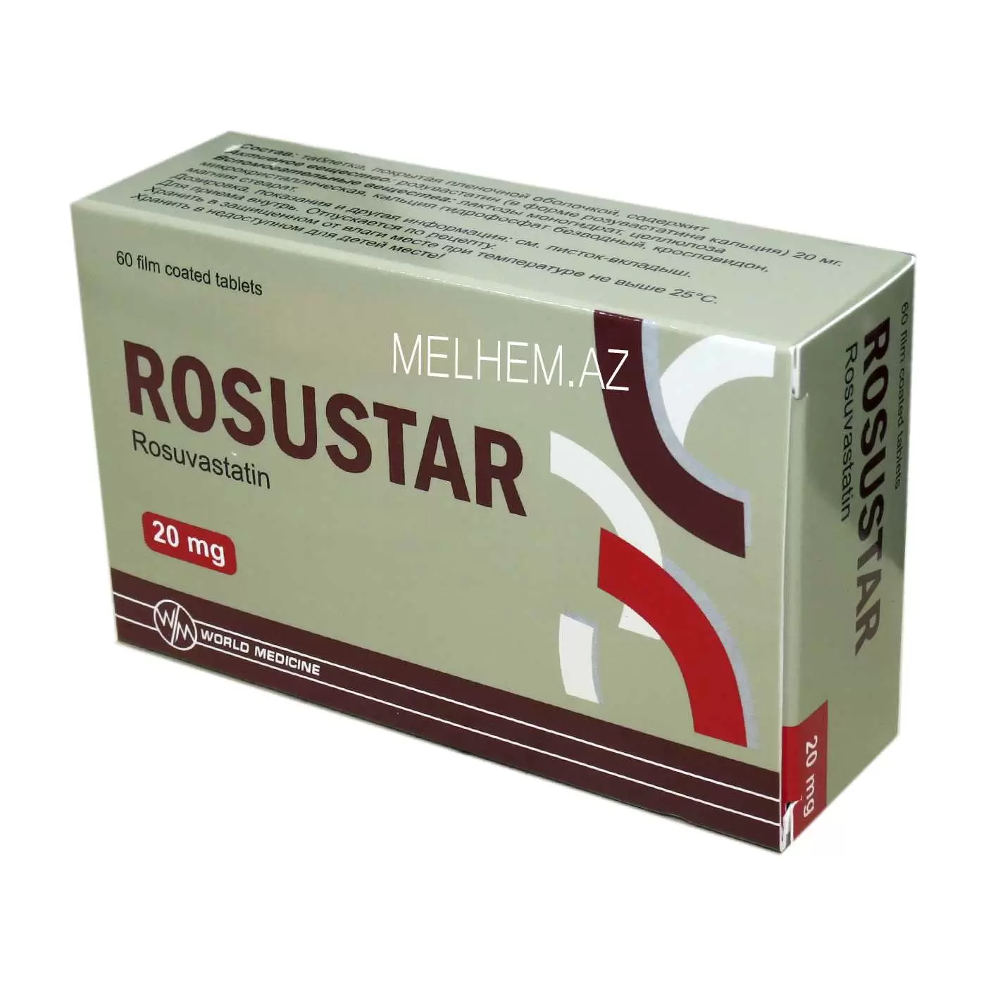 ROSUSTAR 20 MG