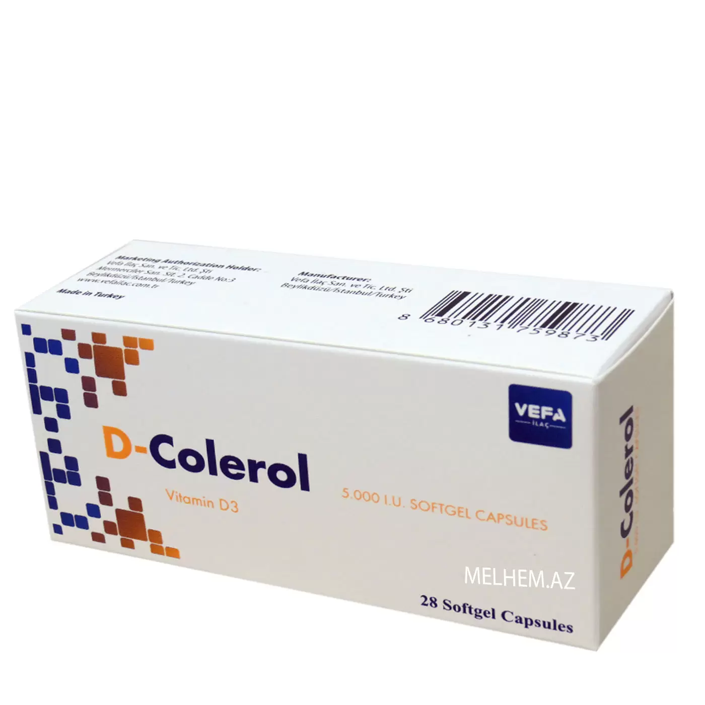 D-COLEROL 5.000.I.U N28 (KAPSUL)