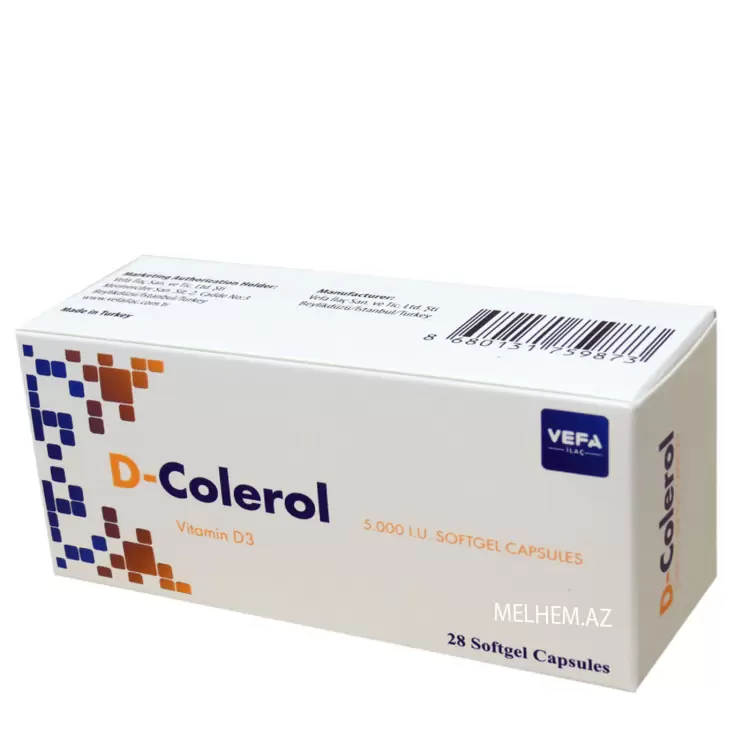 D-COLEROL 5.000.I.U N28 (KAPSUL)
