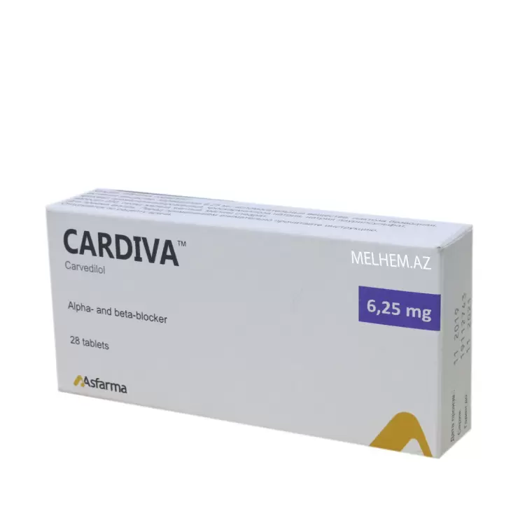 CARDİVA 6.25MG