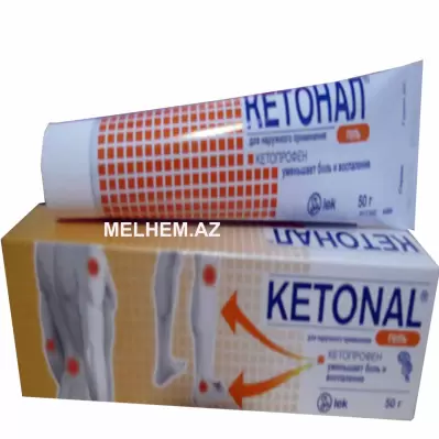 KETONAL 2.5 % 50 Q (GEL)