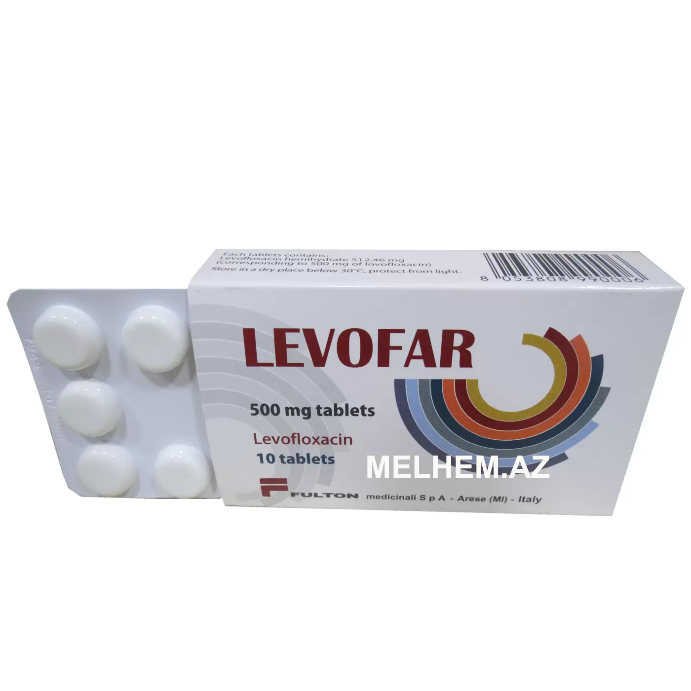 LEVOFAR 500MG N10