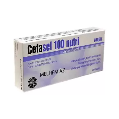 CEFASEL 100 NUTRİ N20 (TABLET)