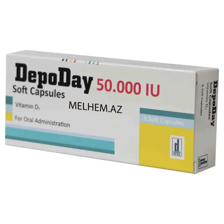 DEPODAY 50.000 IU N8 (KAPSUL)