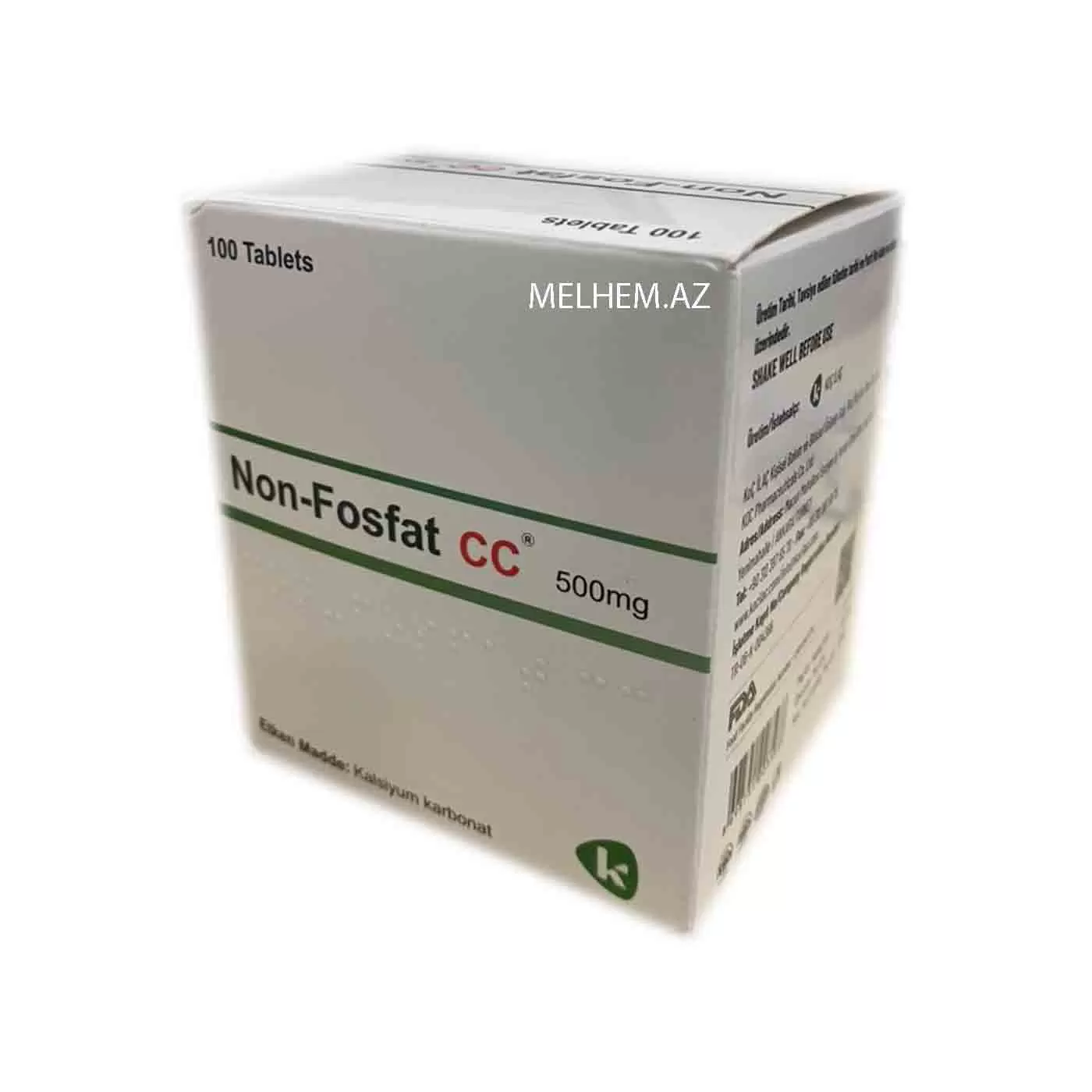 NON-FOSFAT CC 500 MG 100 (TABLET)