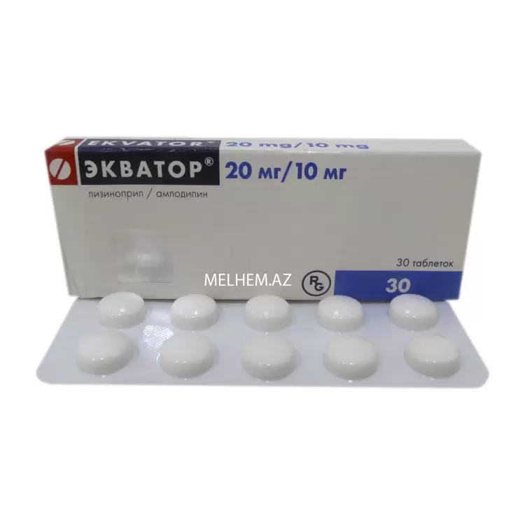 EKVATOR 20 MG/10 MG