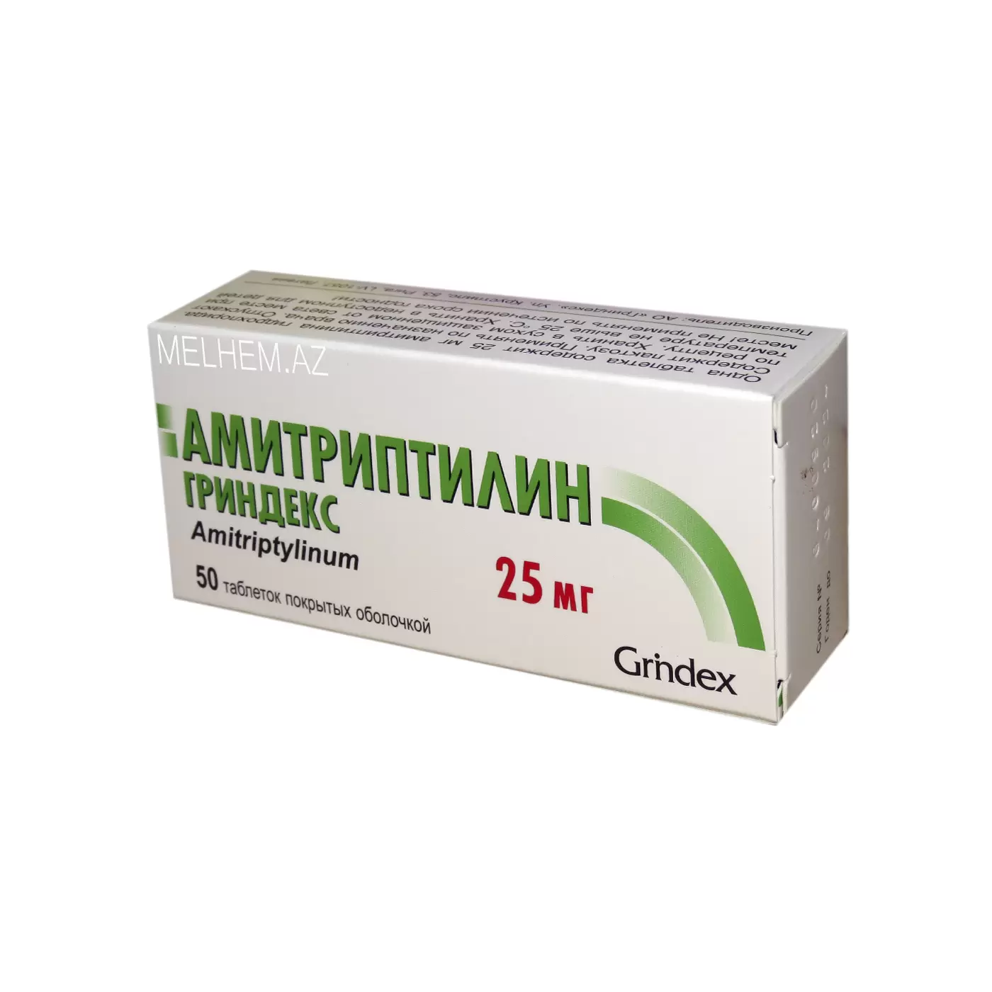 AMİTRİPTİLİN QRİNDEKS 25MQ N50