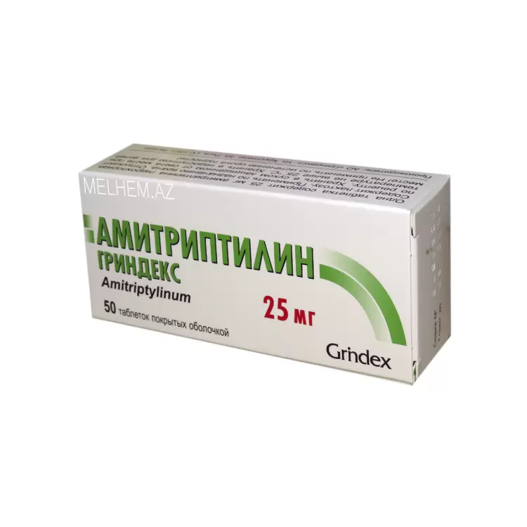 AMİTRİPTİLİN QRİNDEKS 25MQ N50