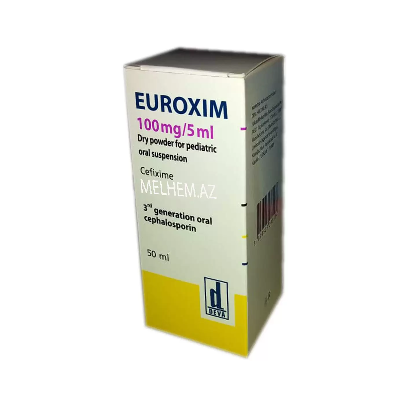 EUROKSİM PEDİATRİK 100MG\5ML  50ML