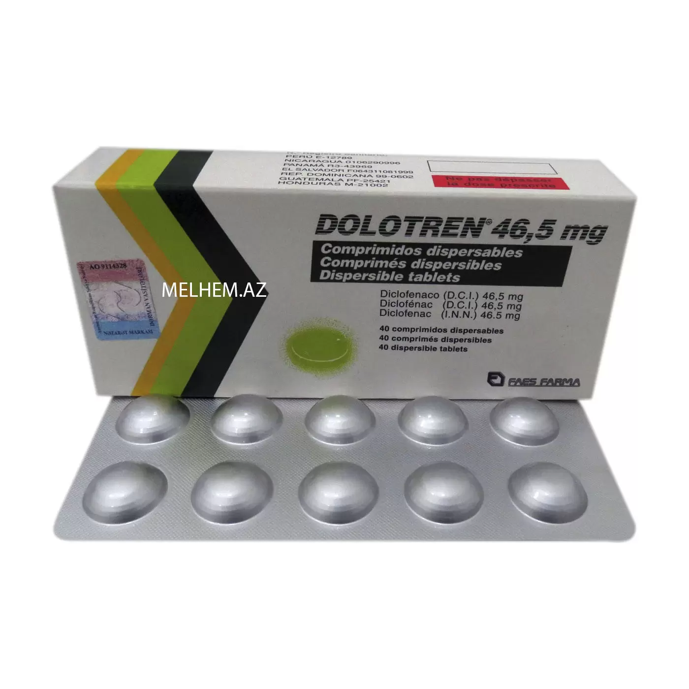 DOLOTREN 46,5 MG