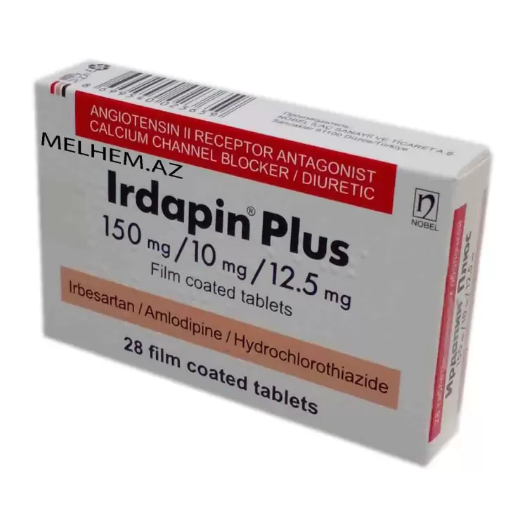 IRDAPIN PLUS 150 MQ / 10 MQ / 12.5 MQ N28 (TABLET)
