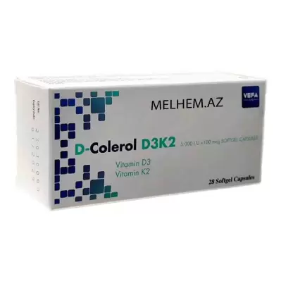 D-COLEROL D3K2 5.000 l.U.100 mcg N28 (KAPSUL)