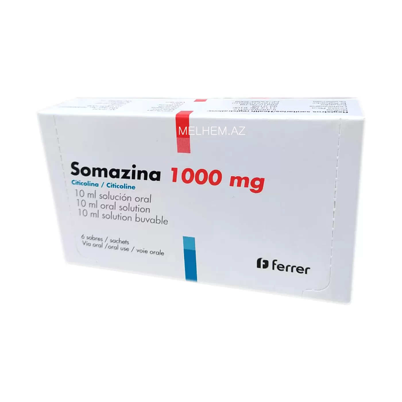 SOMAZİNA 1000 MG/10 ML N6