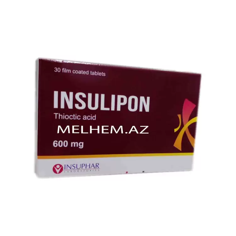 INSULIPON 600 MQ N30 (TABLET)