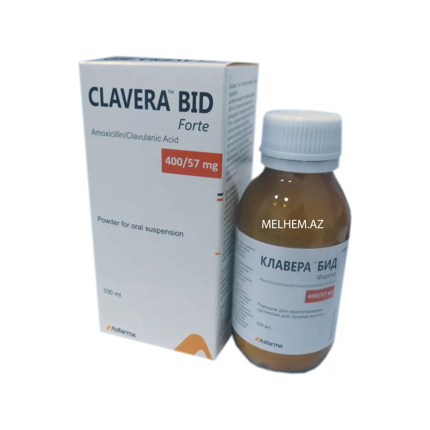 KLAVERA BID FORTE 400/57 MG
