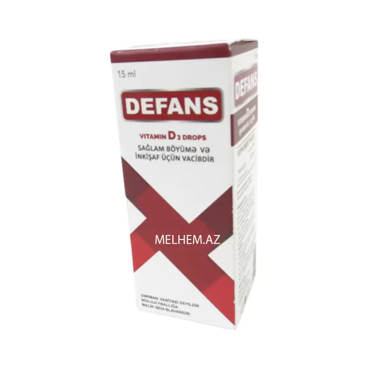 DEFANS VİTAMİN D3 15 ML