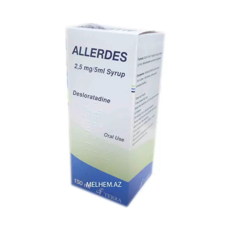ALLERDES 150 ML. 2,5 MQ/5ML SİROP