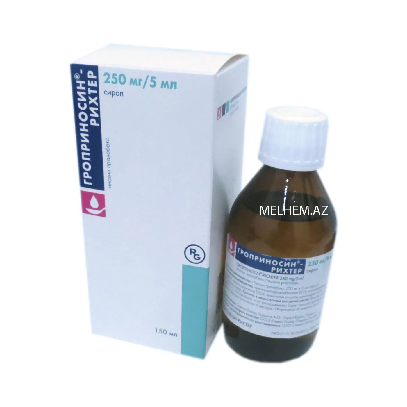 QROPRINOSIN-RIXTER 250 MG/5 MG