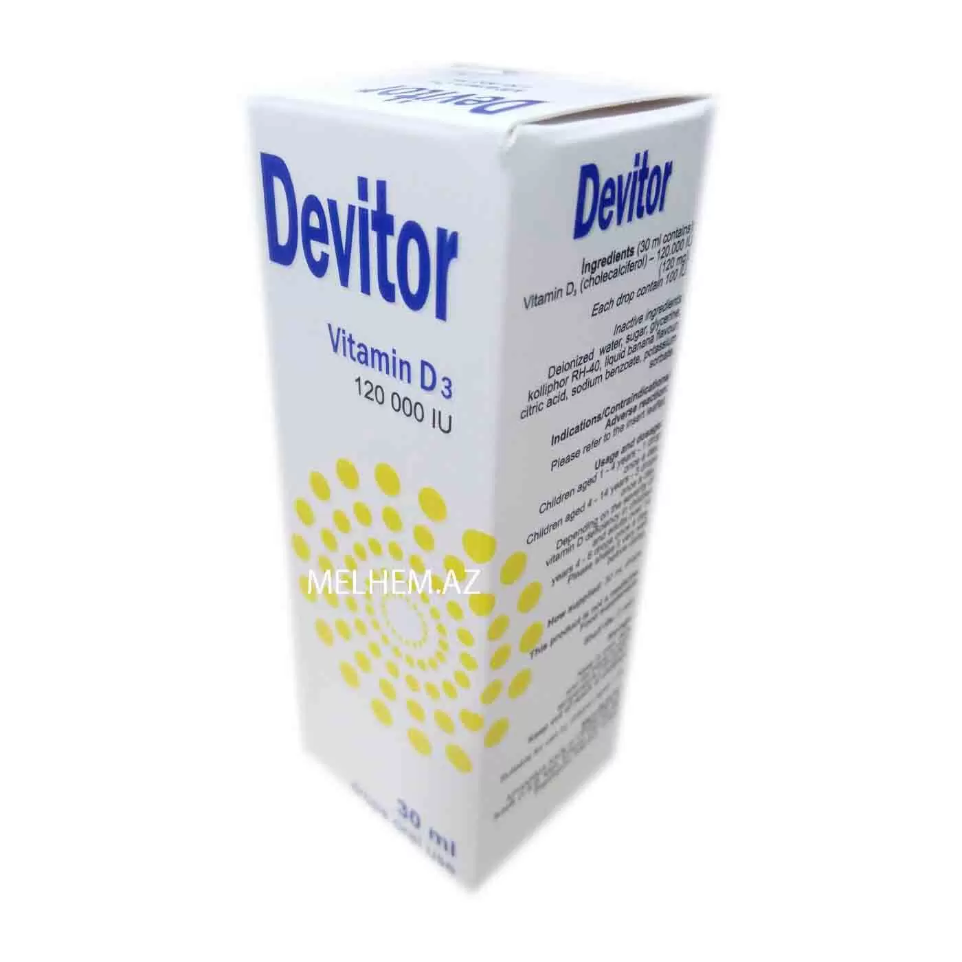 DEVITOR 30 ML (MƏHLUL-DAMCI)