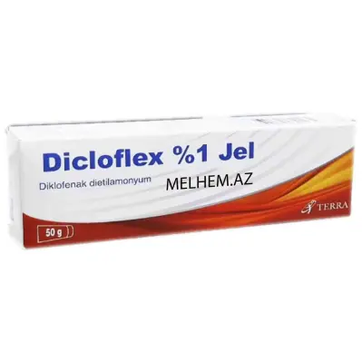 DİCLOFLEX %1 50G (GEL)