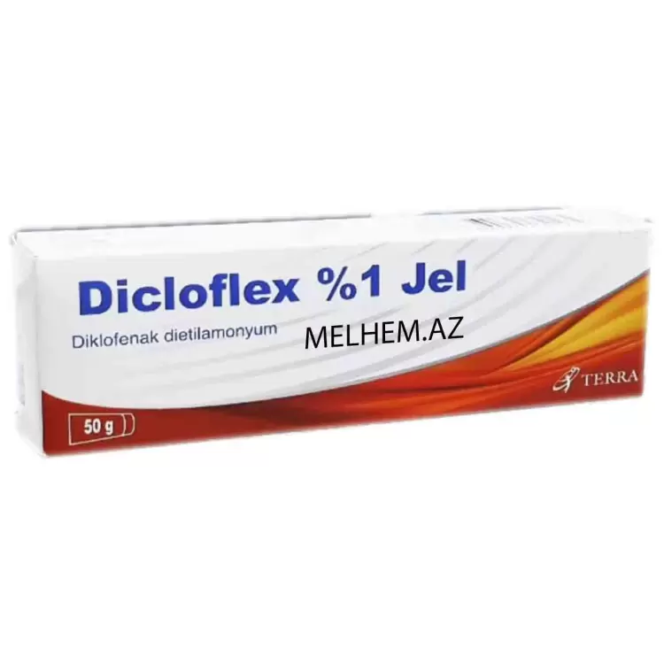 DİCLOFLEX %1 50G (GEL)