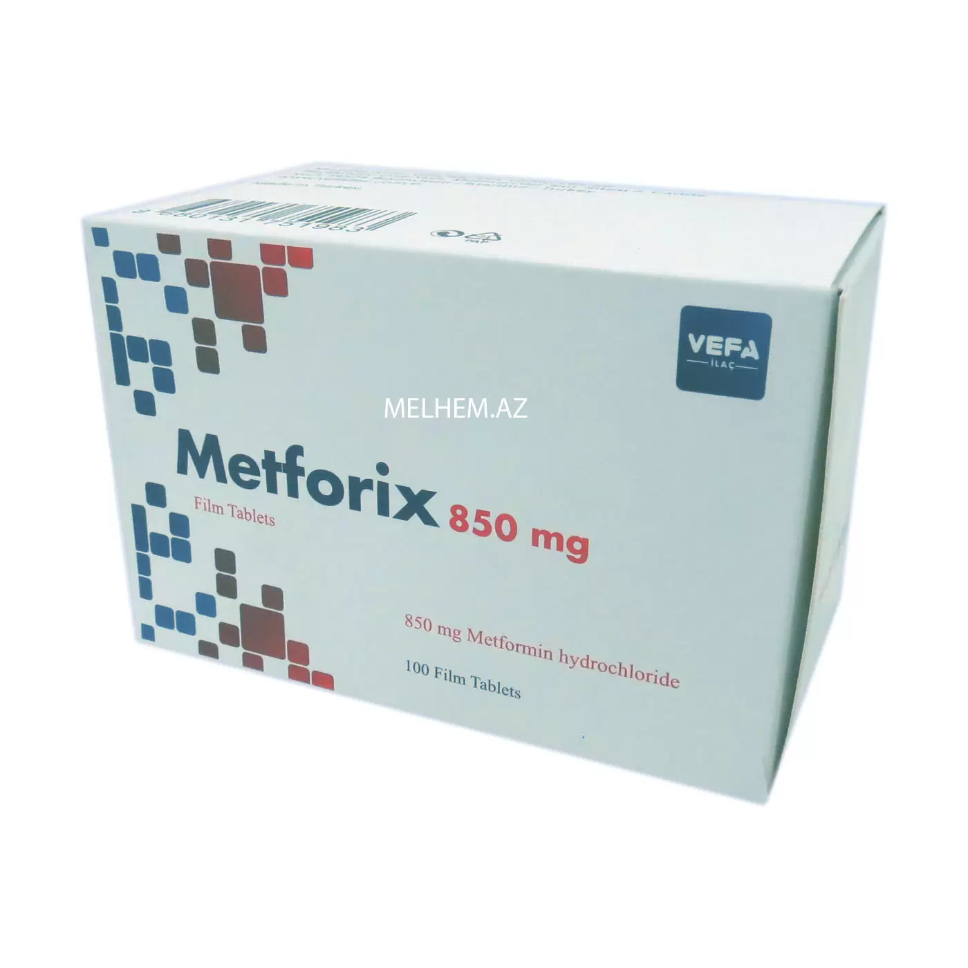 METFORIX 850 MG