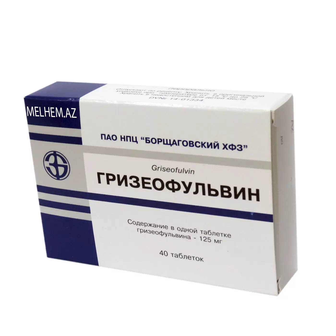 QRİZEOFULVİN 125MQ N40