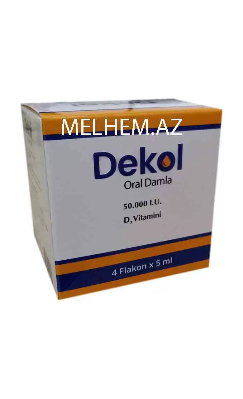 DEKOL 4 FLAKON X 5 ML (ORAL DAMLA)