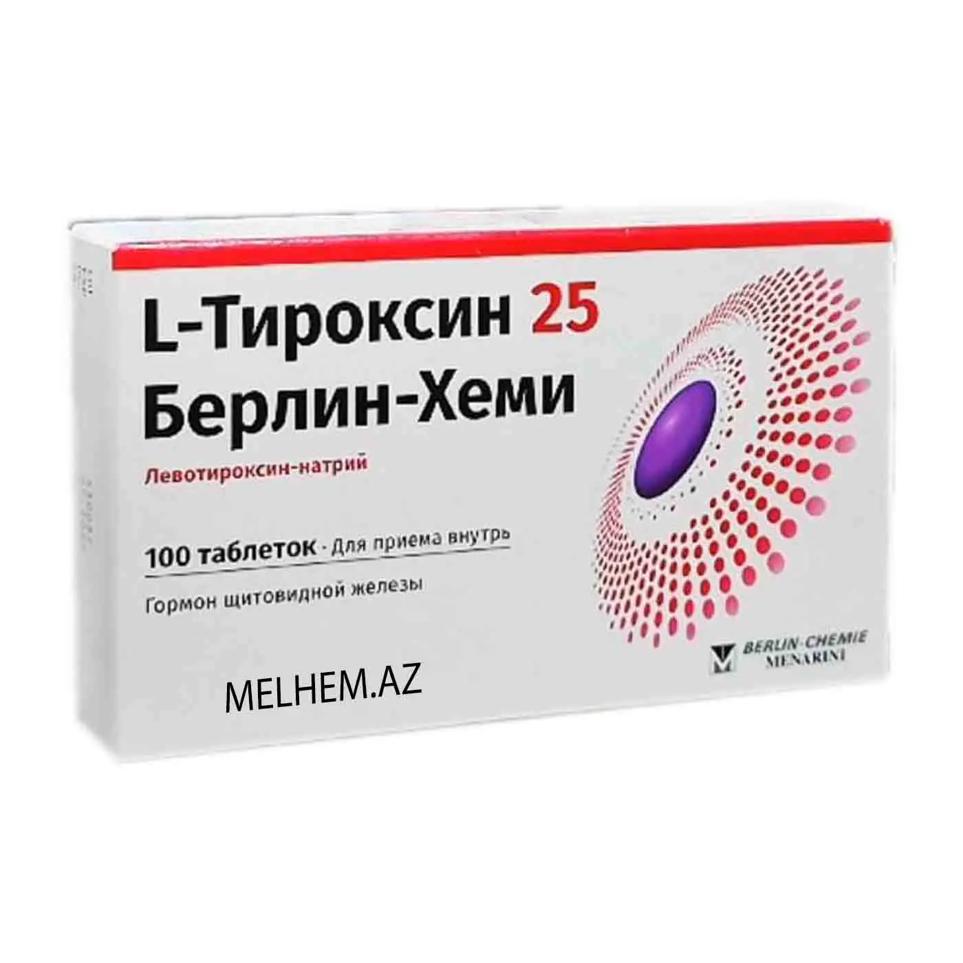 L-TİROKSİN 25MG N100 (TABLET)