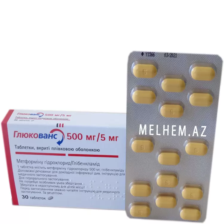 GLUCOVANCE QLUKOVANS 500 mg