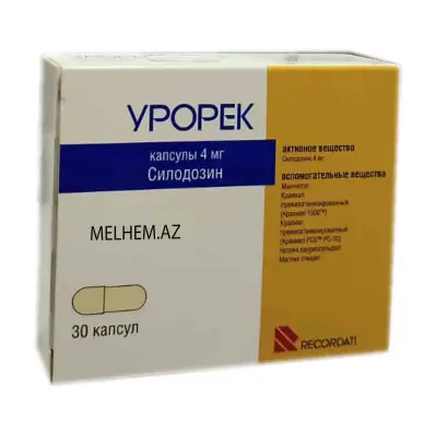UROREK 4 MQ N30 (KAPSULA), SİLDOZİN