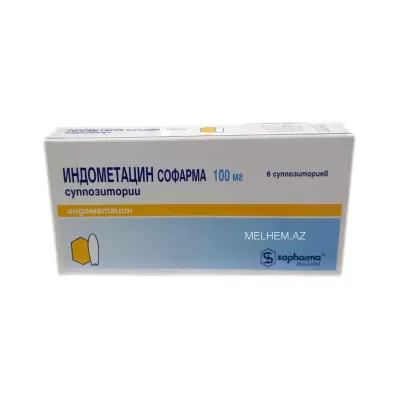 İNDOMETASİN SOFARMA 100 MQ (ŞAMLAR)