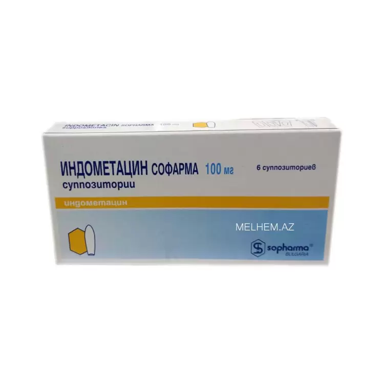 İNDOMETASİN SOFARMA 100 MQ (ŞAMLAR)