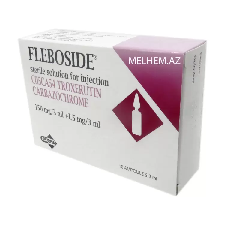 FLEBOSİDe 150MG\3ML+1.5MG\3ML