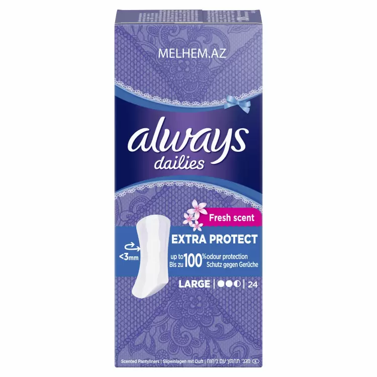 ALWAYS DAHA UZUN N 24 (GÜNDƏLİK BEZ)