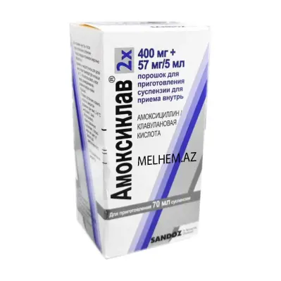 AMOKSİKLAV 400MQ+57MQ/5ML (SUSPENZİYA)
