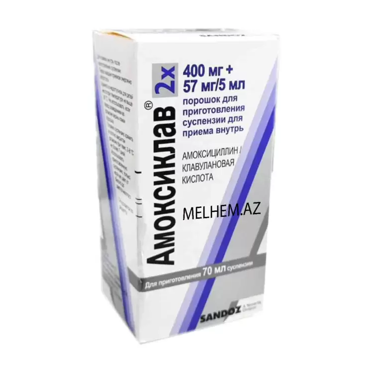 AMOKSİKLAV 400MQ+57MQ/5ML (SUSPENZİYA)