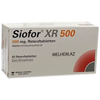 SİOFOR XR 500 MG N60  (TABLET)