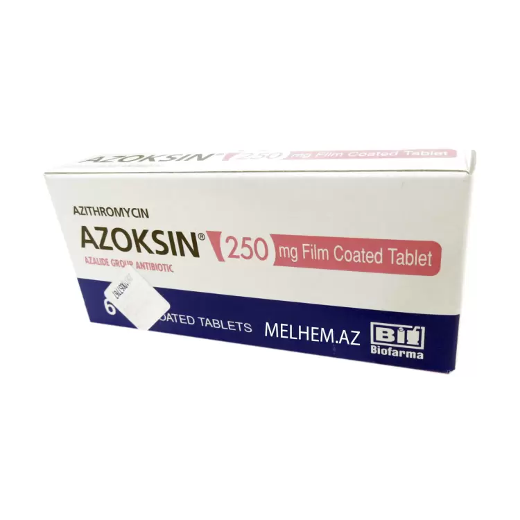 AZOKSİN 250 MQ N6 (TABLET)