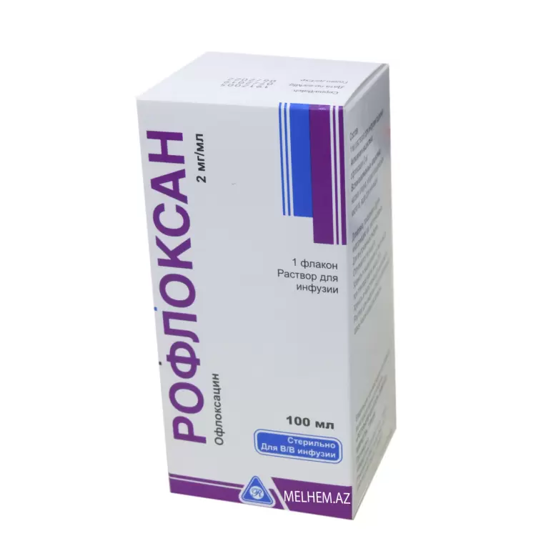 ROFLOKSAN 100 ML 2ML/MQ (İNFUZİYA ÜÇÜN MƏHLUL)