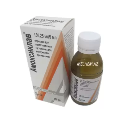 AMOKSİKLAV 156,25 mq/5 ml